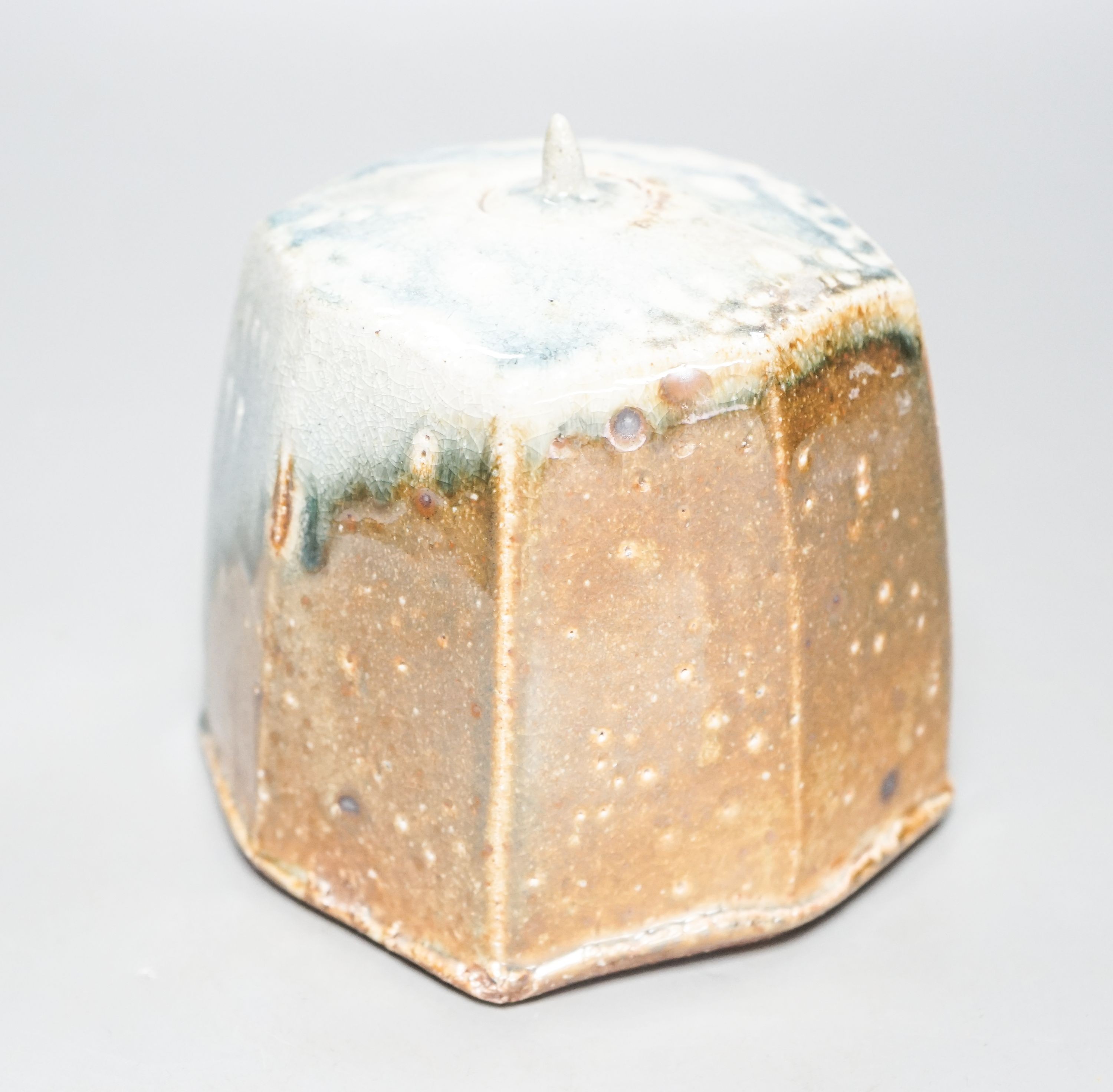 Lisa Hammond (b.1956) for Maze Hill Pottery, a soda glazed jar and cover 13cm